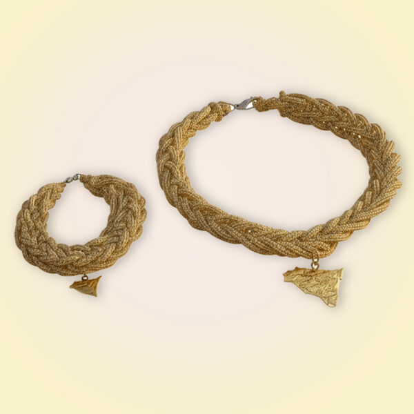 Golden Aura Bag - Necklace & Bracelet